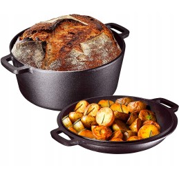 Ketaus medžioklės puodas, 8l