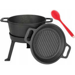 Ketaus medžioklės puodas, 8l