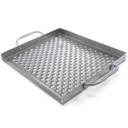 Broil King 69712 perforuota plieninė kepimo keptuvė