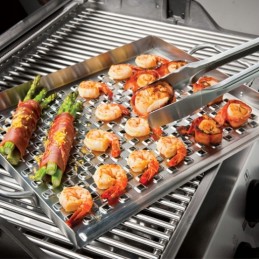 Broil King 69712 perforuota plieninė kepimo keptuvė