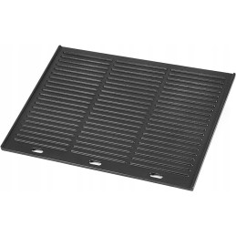 Tik ugnies ketaus keptuvė 48,5 x 40 cm, universali bbq plancha dujiniam griliui, anglies grilis, tinkamas naudoti iš abiejų pusi