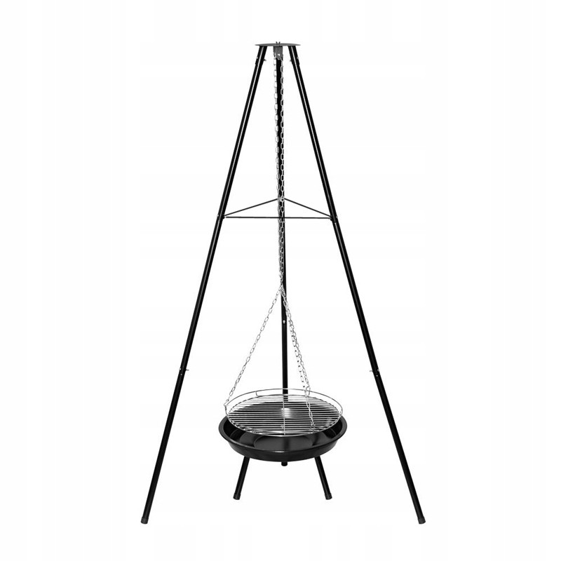 Kepsninė, pakabinamas trikojis, sodo laužavietė, laužavietė, grotelės