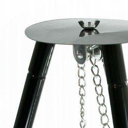 Kepsninė, pakabinamas trikojis, sodo laužavietė, laužavietė, grotelės