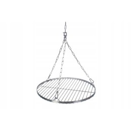 Apvalios nerūdijančio plieno grotelės oe800 mm su nerūdijančia grandine