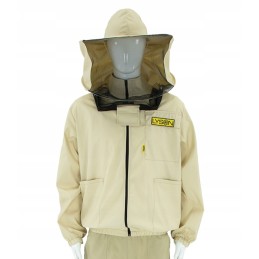 we offer a beekeeping sweatshirt with a hat