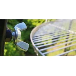 Nerūdijančio plieno grotelės fi80 židinio nuotolis xxl