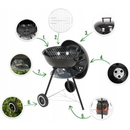 ⭐⭐Apvalios sodo anglies kepsninės su pelenų keptuvės dangčiu⭐⭐