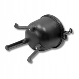 Puikus ketaus medžioklės puodas, 4 litrai, laužui + nemokamai