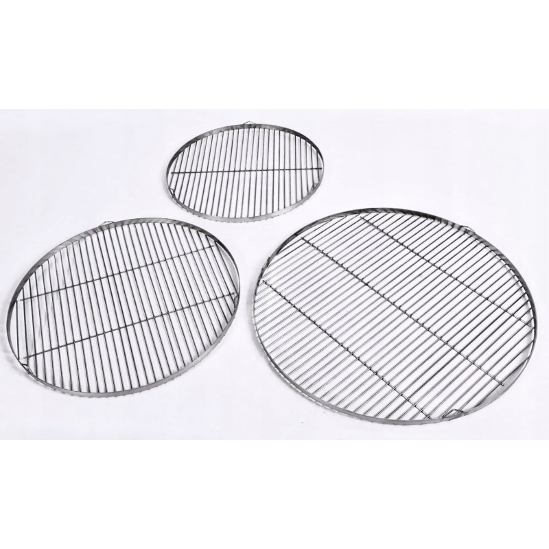 Nerūdijančio plieno, rūgštims atsparios grotelės, 70 cm apvalios