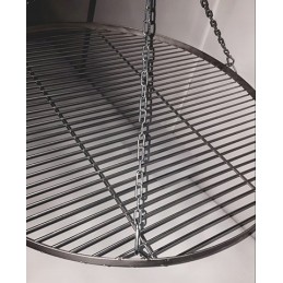 Nerūdijančio plieno, rūgštims atsparios grotelės, 70 cm apvalios