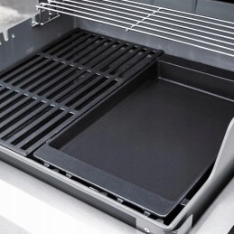 Tik ugnies ketaus grilio grotelės, nepridegančios, plokščios grotelės Weber Spirit ir Spirit II dujinėms grotelėms 200/300 serij