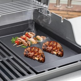 Tik ugnies ketaus grilio grotelės, nepridegančios, plokščios grotelės Weber Spirit ir Spirit II dujinėms grotelėms 200/300 serij