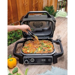 Ninja xskgridplteuk medienos ugnies plokščia plokštė, suderinama su ninja malkomis kūrenamomis elektrinėmis kepsninėmis (og700 s