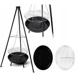 ✅Curron pakabinamas trikojis ugnies duobė triplebbq gm10000
