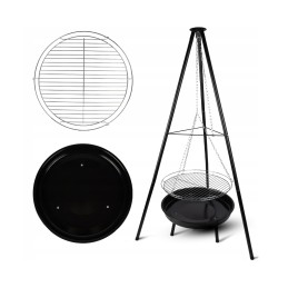 ✅Curron pakabinamas trikojis ugnies duobė triplebbq gm10000