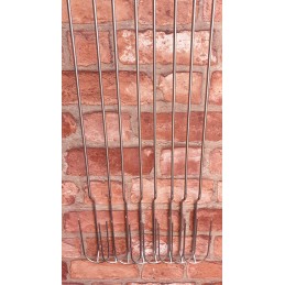 Wo šakės ugnies lazdos 8 vnt, nerūdijančio plieno rankena 100