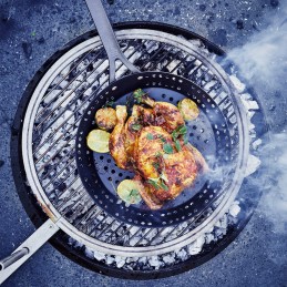 Grilio keptuvė - anglinis plienas 30 cm / bk