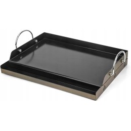 Keraminė neprideganti tik ugnies plancha keptuvė, skirta daugumai dujinių ir anglinių grilių, skirtų kepti 46x32x7cm