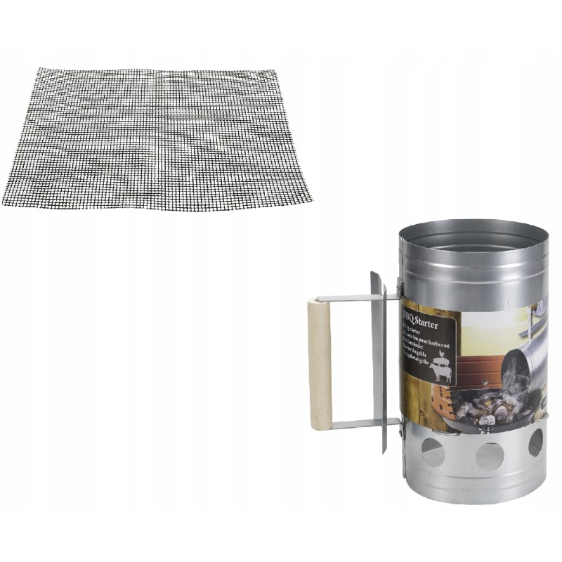 Kaminas grotelių ir kepimo tinkleliui apšviesti