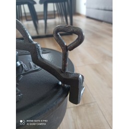 3 viename emaliuotas ketaus medžioklės puodas kepsniams, grilis mk302, 5l nemokamai