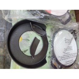 3 viename emaliuotas ketaus medžioklės puodas kepsniams, grilis mk302, 5l nemokamai