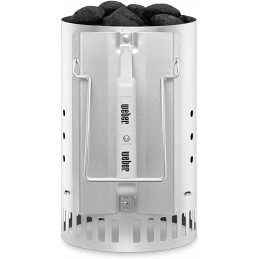 Weber kaminas anglies griliui apšviesti bbq briketais