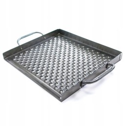 Broil king steel grill pan grill plate on steel grate