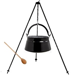 Originalus vengriškas emaliuotas katilas, 13l