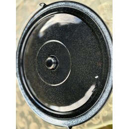 Originalus vengriškas emaliuotas katilas 20l + stovas 120cm + dangtis