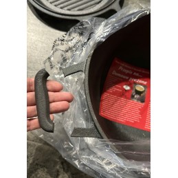 3 viename emaliuotas ketaus medžioklės puodas kepsniams, grilis mk302, 5l nemokamai