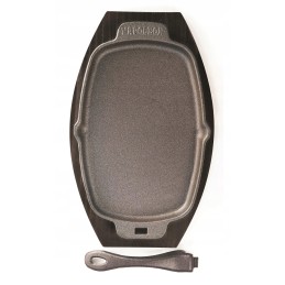 Napoelon pro ketaus keptuvė su mediniu padėklu