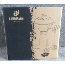 Apvalios „Landmann“ anglies kepsninės ant ratų, 98 x 46 cm