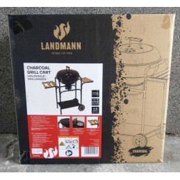 Apvalios „Landmann“ anglies kepsninės ant ratų, 98 x 46 cm