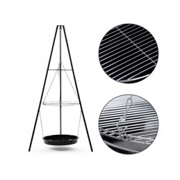 Sodo židinys ant karkaso su grotelėmis modernus namas 19432 m