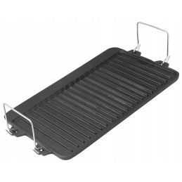 Dvipusė ketaus plokštė. grilis, laužas, viryklė.