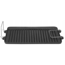 Dvipusė ketaus plokštė. grilis, laužas, viryklė.