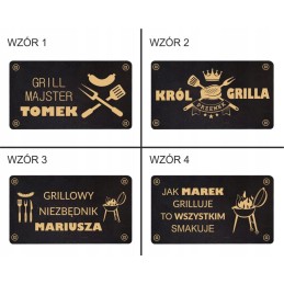 Personalizuotas kepsninės įrankių rinkinys lagamine