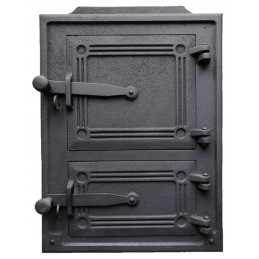 Cast iron doors, rectangular