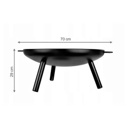 ⭐⭐Didelė sodo laužavietė, laužavietė, grilis, 60cm⭐⭐