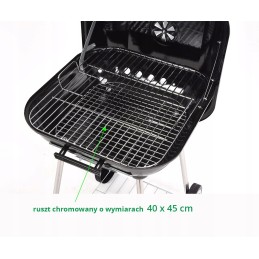 Sodo kepsninė su dangteliu, grotelės 40-45 cm