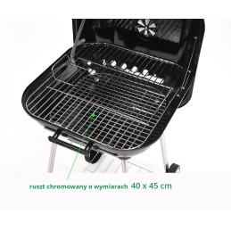 Sodo kepsninė su dangteliu, grotelės 40-45 cm