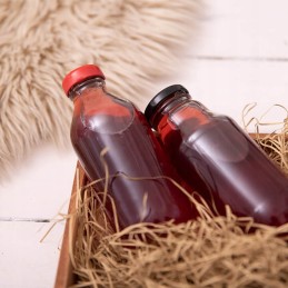 100x kubus sulčių buteliukai 330ml su dangteliu