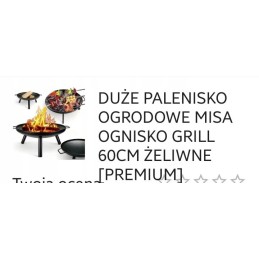 ⭐⭐Didelė sodo laužavietė, dubuo, grilis, 60 cm, vokiškas, patikrinta kokybė⭐⭐