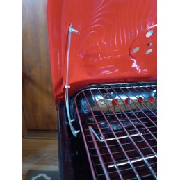 Didelė sodo grilis ant ratų su priedų dangteliu