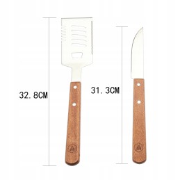 Grilio pikniko rinkinys, stalo įrankiai 4 asmenims, laguiole stalo įrankiai dovanai