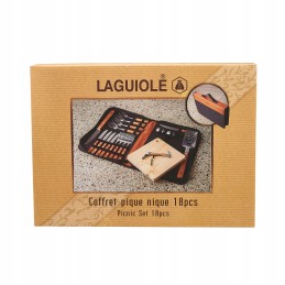 Grilio pikniko rinkinys, stalo įrankiai 4 asmenims, laguiole stalo įrankiai dovanai