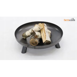 Sodo židinys 60 cm, vidutinio grilio židinys