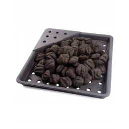 Napoleono ketaus grilio padėklas, skirtas anglims ir grilio rūkymui