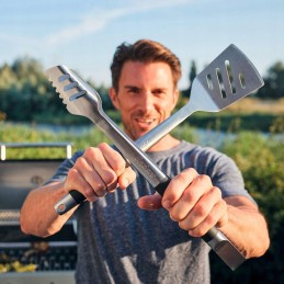 Aukščiausios kokybės nerūdijančio plieno kepsninių galų kepsninės priedų rinkinys