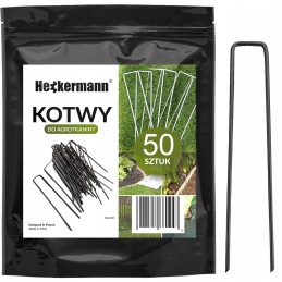 Metaliniai kaiščiai inkariniai kaiščiai agrotekstilei agritekstilei 4x15cm 100vnt